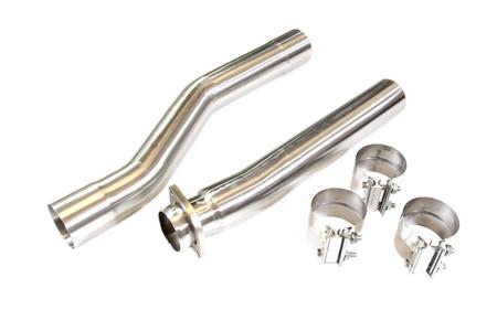 PLM Ford Powerstroke F250 F350 Muffler & Cat Delete Pipe 6.0 F-250 F-350 03-07