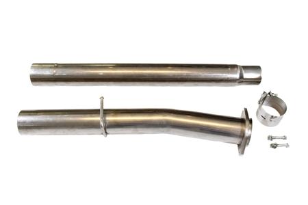 PLM Ford Powerstroke F250 F350 Muffler & Cat Delete Pipe 6.4 F-250 F-350 08-10