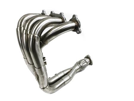 PLM Power Driven H-Series H22 F20B Tri-Y V2 Header Flex Pipe - Shift Up Racing