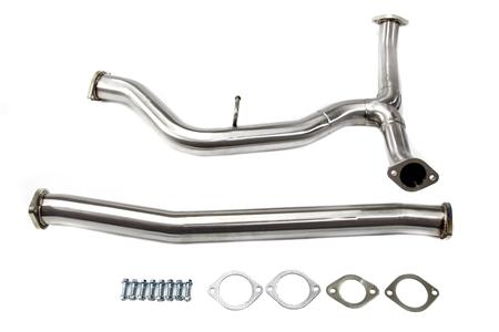 Private Label Mfg. Power Driven 3"" Non Resonated Midpipe for Subaru WRX STI 2015 - 2020