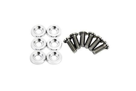 Precision Works Silver Aluminum Fender Bumper Engine Bay Dress Up Kit