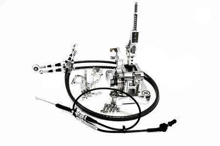 Precision Works Fully Adjustable Billet Shifter Package Combo V2 K-Series - Shift Up Racing