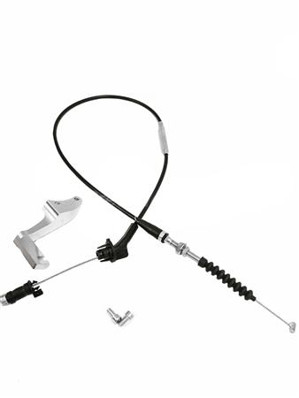 Precision Works K-Series Throttle Cable + Bracket OEM Type S Throttle Body - Shift Up Racing