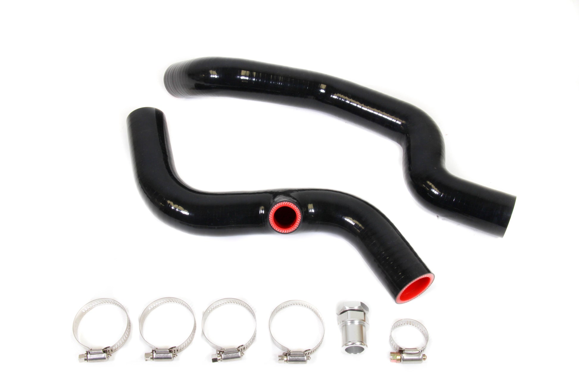 PRECISION WORKS K-SWAP DRIVER SIDE SWAP RADIATOR HOSE KIT WITH FAN BUNG K24 EG DC EK - Shift Up Racing