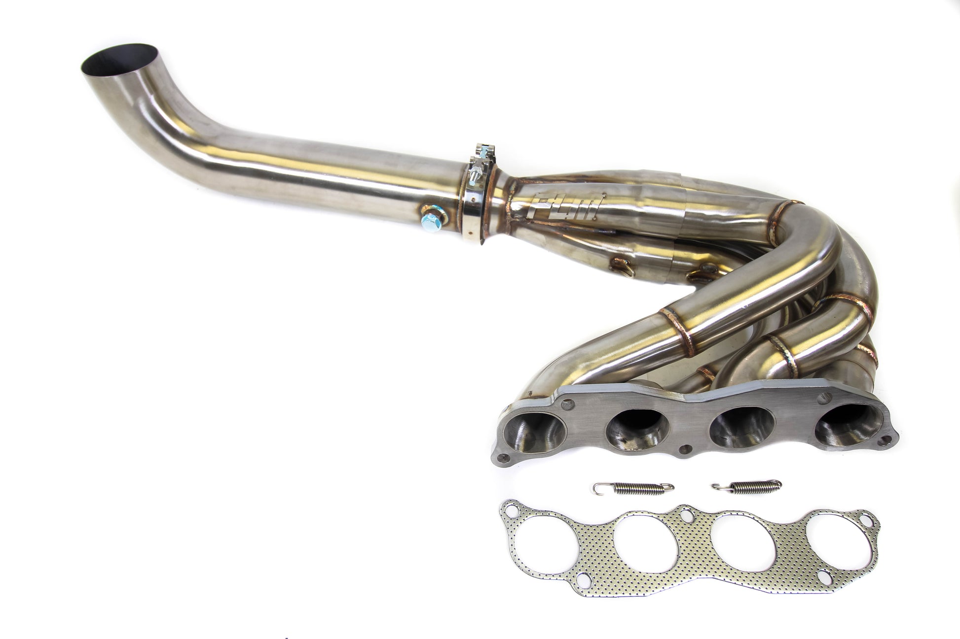PLM Power Driven K-Series Hood & Fender Exit Race Header - Forward Lean - Shift Up Racing