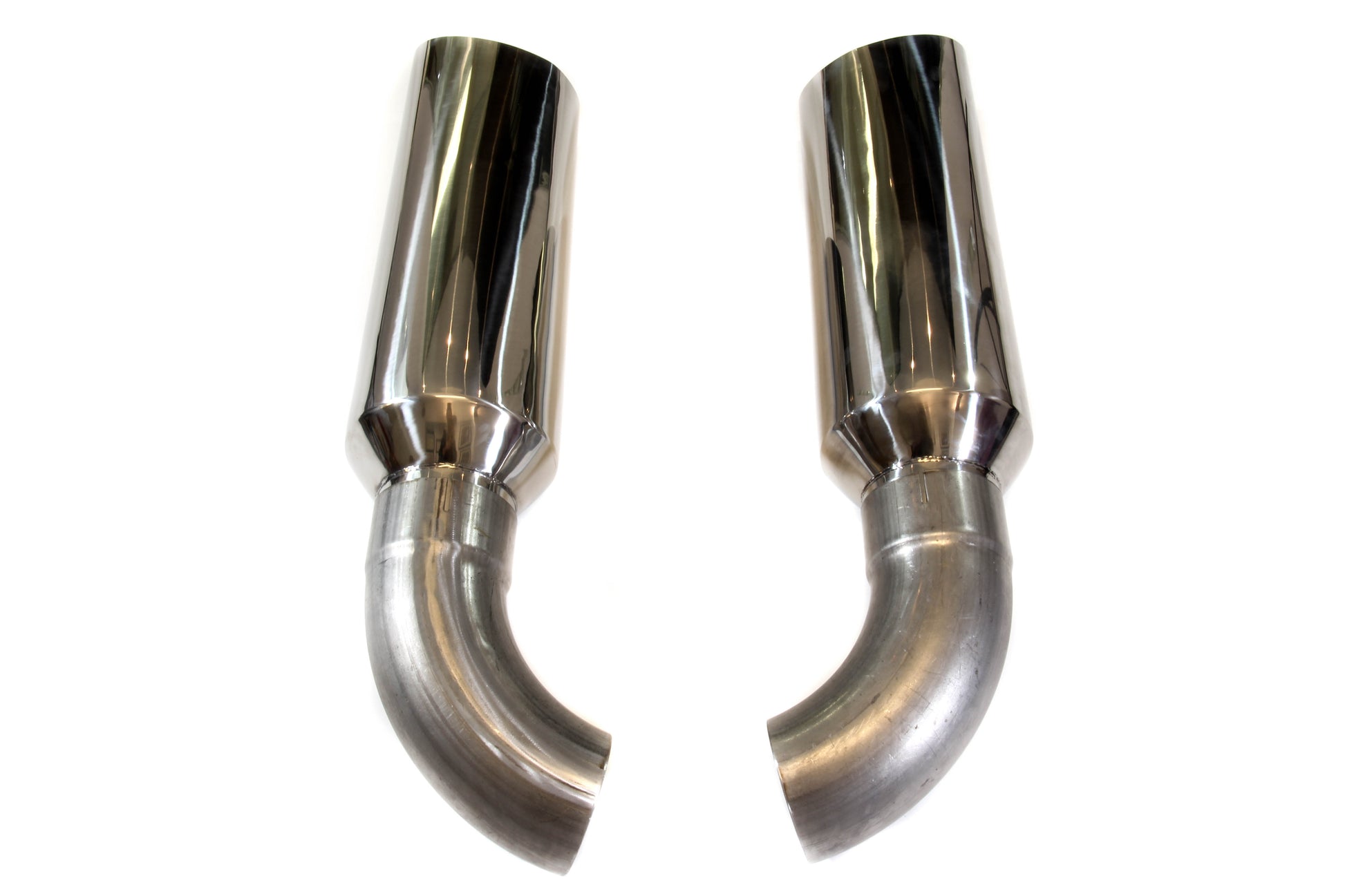 PLM 5"" Dual Diesel Stack Kit with Slant Tips Universal Fit Chevy Ford Dodge Exhaust - Shift Up Racing