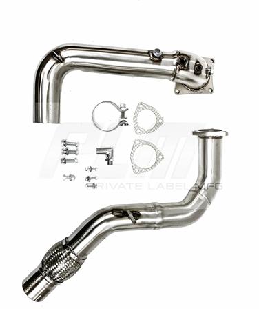 PLM Power Driven Civic Type R 3-inch Downpipe & Front Pipe Combo 2017+ FK8 - Shift Up Racing