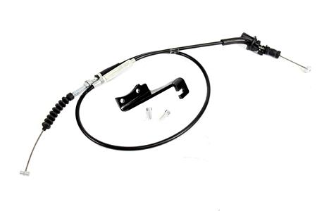 Precision Works K-Series Throttle Cable + Bracket For JDM, BDL, Skunk2 Throttle Body - Shift Up Racing